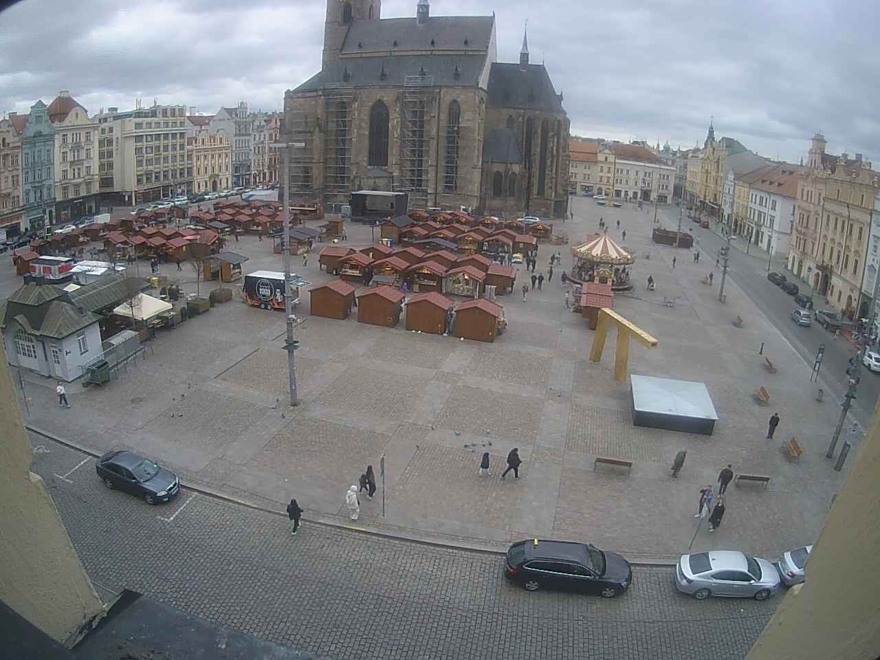 Archiv Foto Webcam Platz der Republik in Pilsen (Plzen)