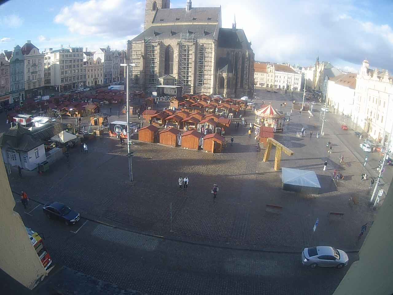 Archiv Foto Webcam Platz der Republik in Pilsen (Plzen)