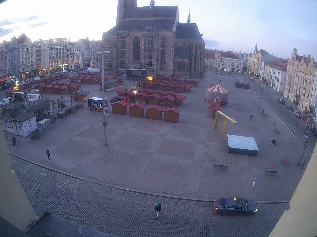 Archiv Foto Webcam Platz der Republik in Pilsen (Plzen)
