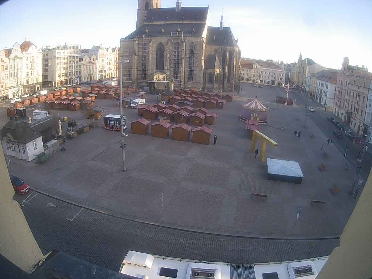 Archiv Foto Webcam Platz der Republik in Pilsen (Plzen)