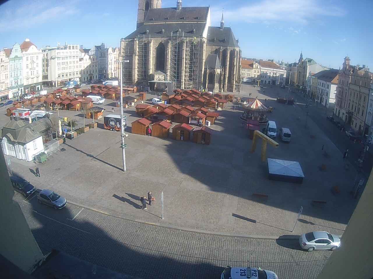 Archiv Foto Webcam Platz der Republik in Pilsen (Plzen)