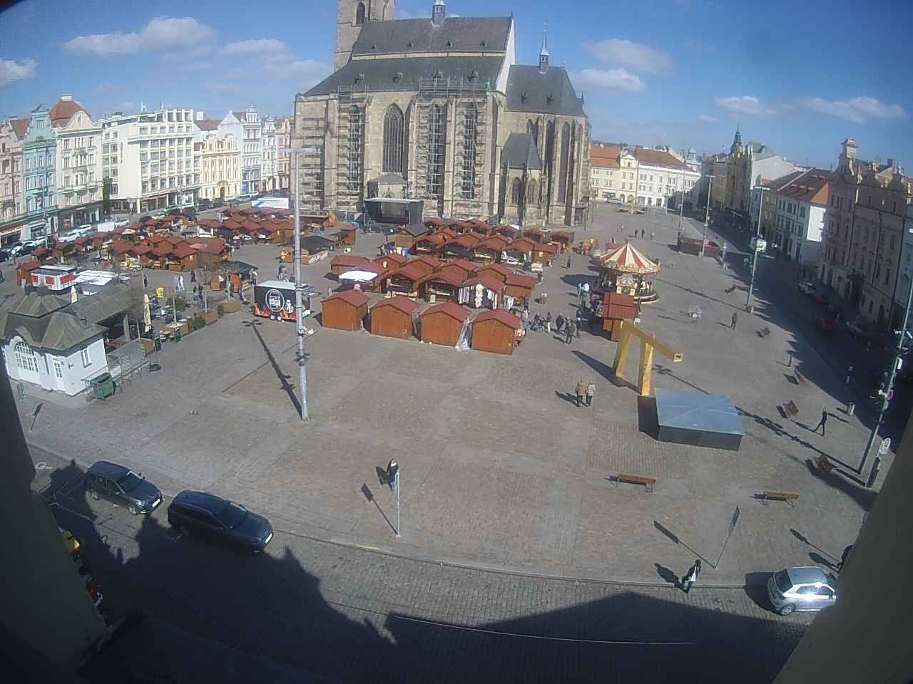 Archiv Foto Webcam Platz der Republik in Pilsen (Plzen)
