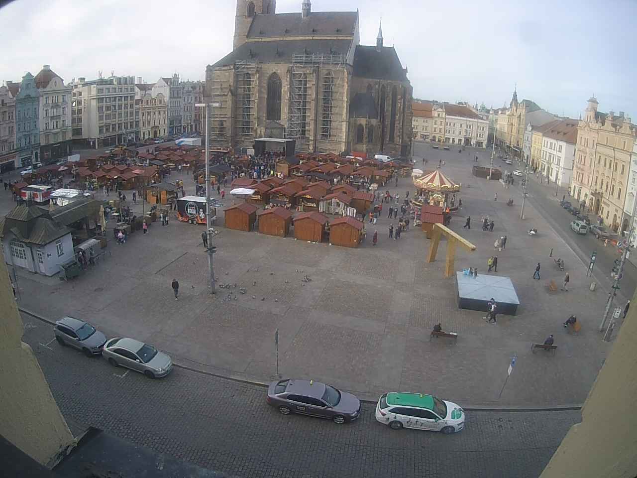 Archiv Foto Webcam Platz der Republik in Pilsen (Plzen)