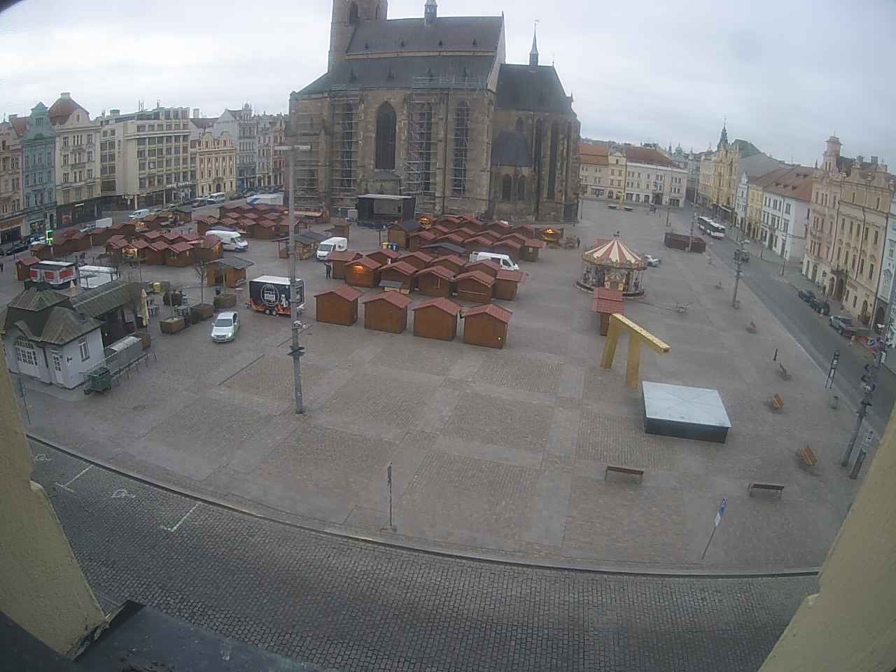 Archiv Foto Webcam Platz der Republik in Pilsen (Plzen)
