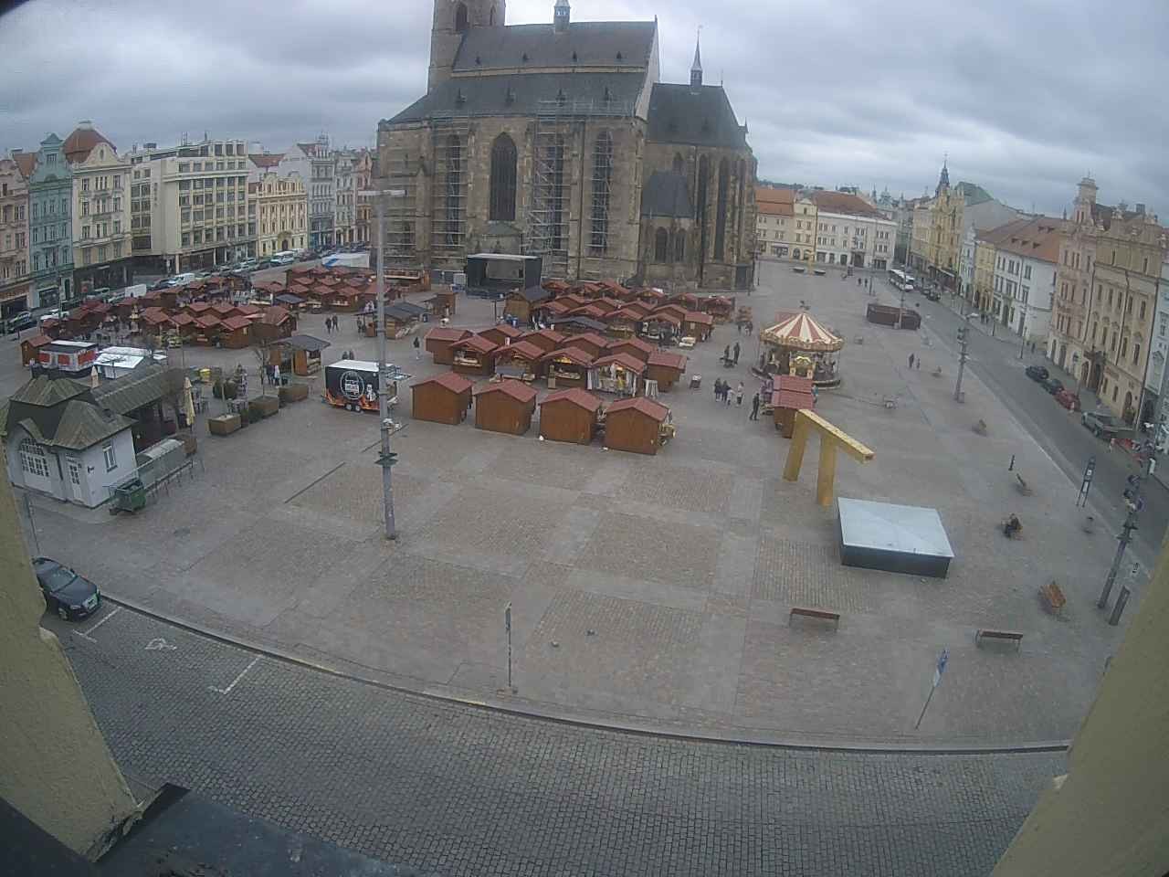 Archiv Foto Webcam Platz der Republik in Pilsen (Plzen)