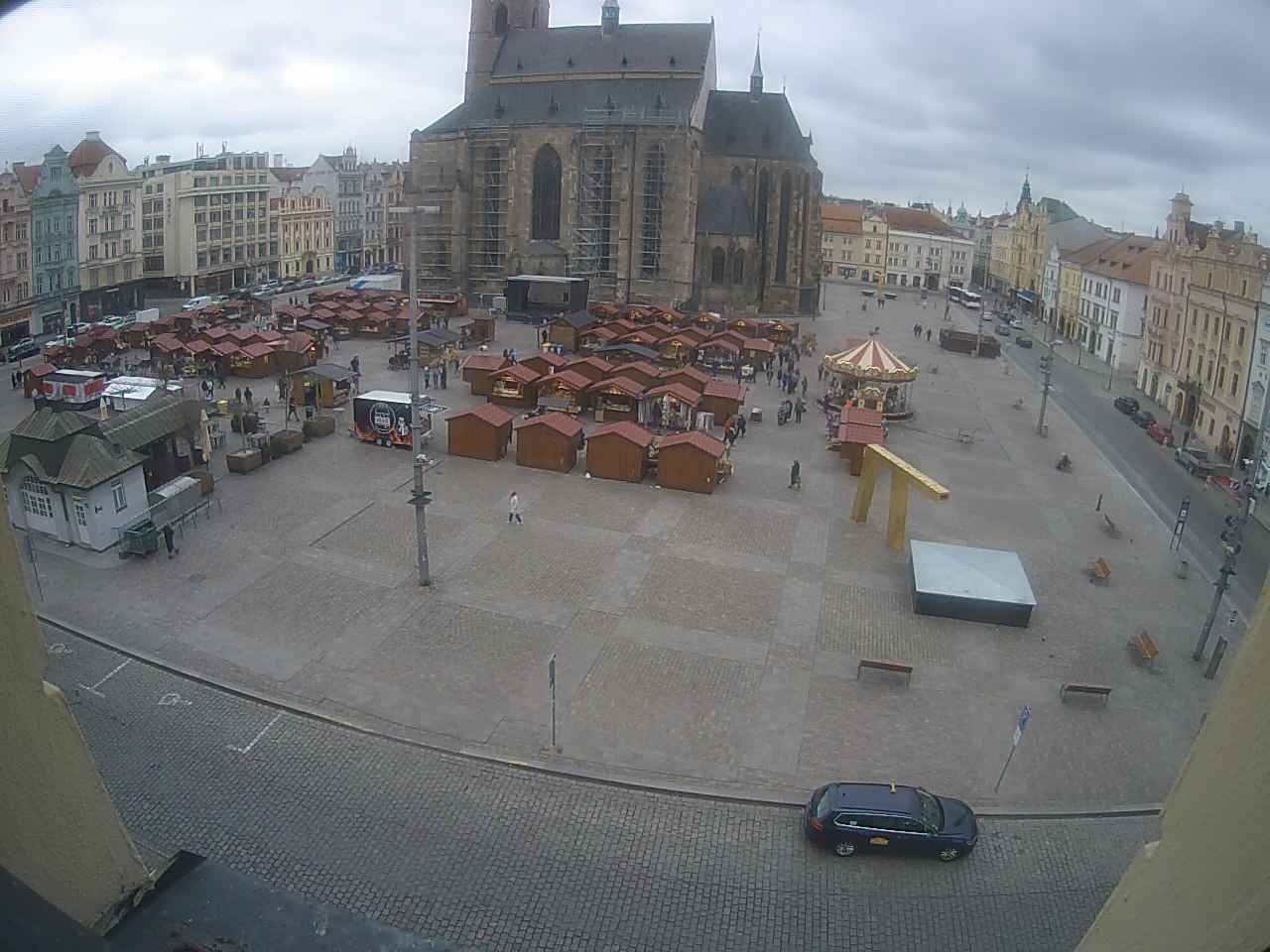 Archiv Foto Webcam Platz der Republik in Pilsen (Plzen)