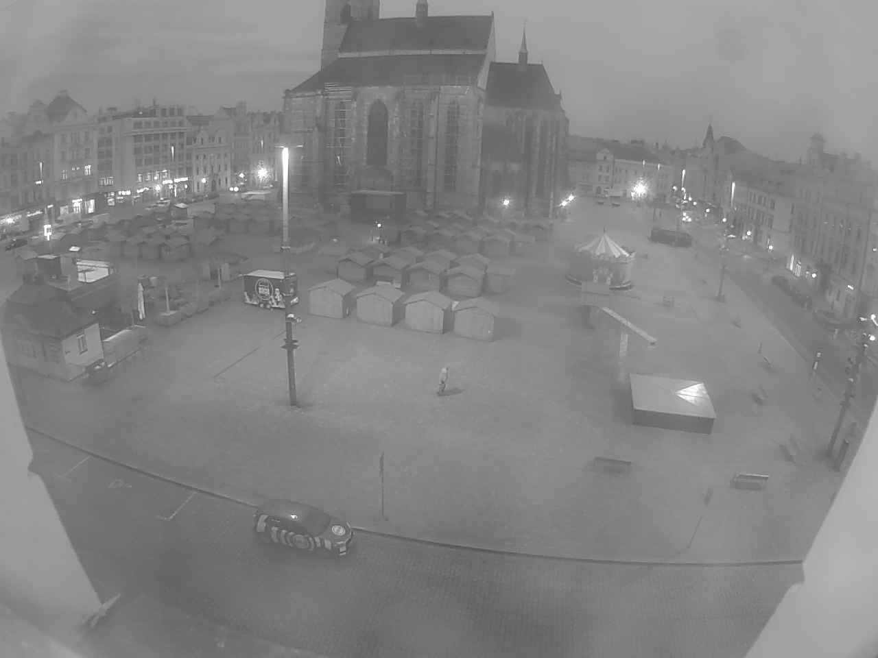Archived image Webcam Republic Square Pilsen, Czech Republic