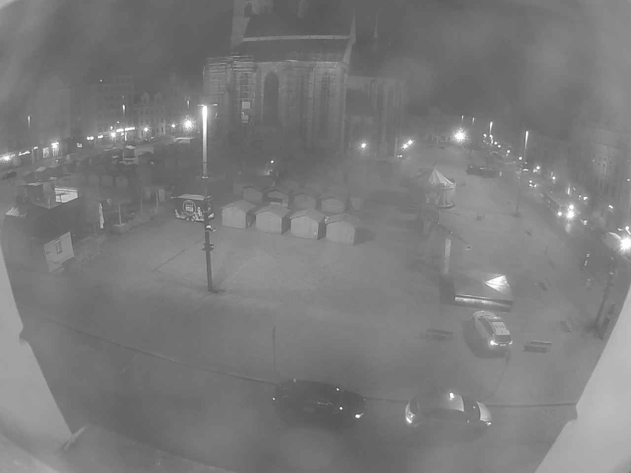 Archived image Webcam Republic Square Pilsen, Czech Republic
