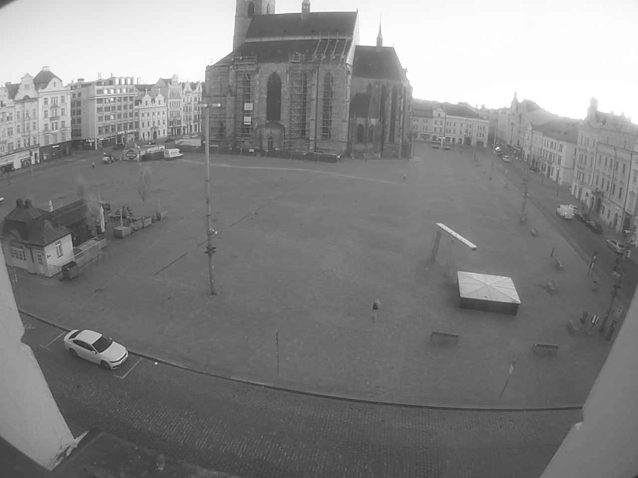 Archived image Webcam Republic Square Pilsen, Czech Republic