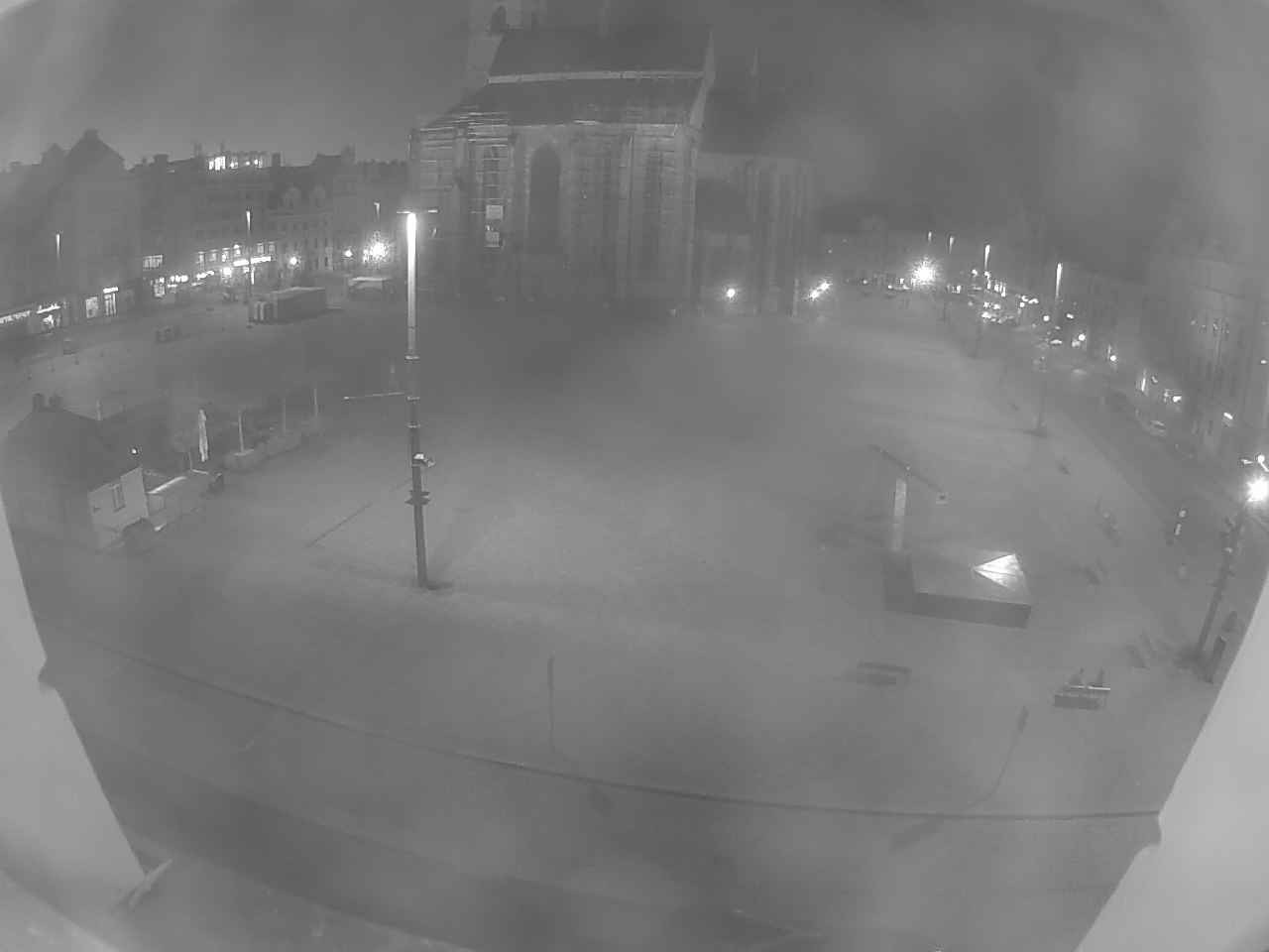 Archived image Webcam Republic Square Pilsen, Czech Republic