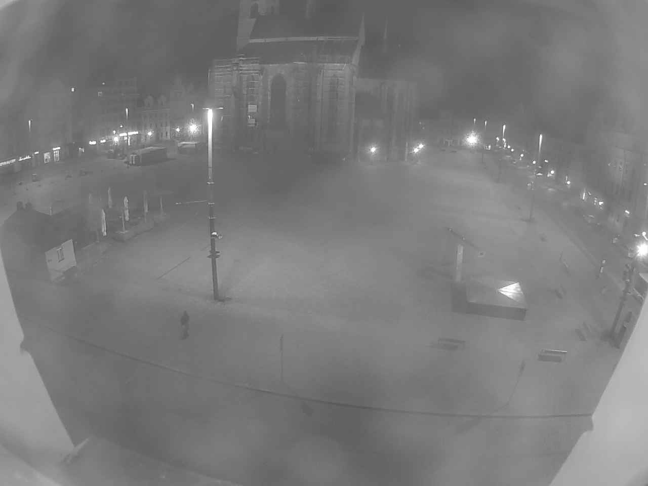 Archived image Webcam Republic Square Pilsen, Czech Republic