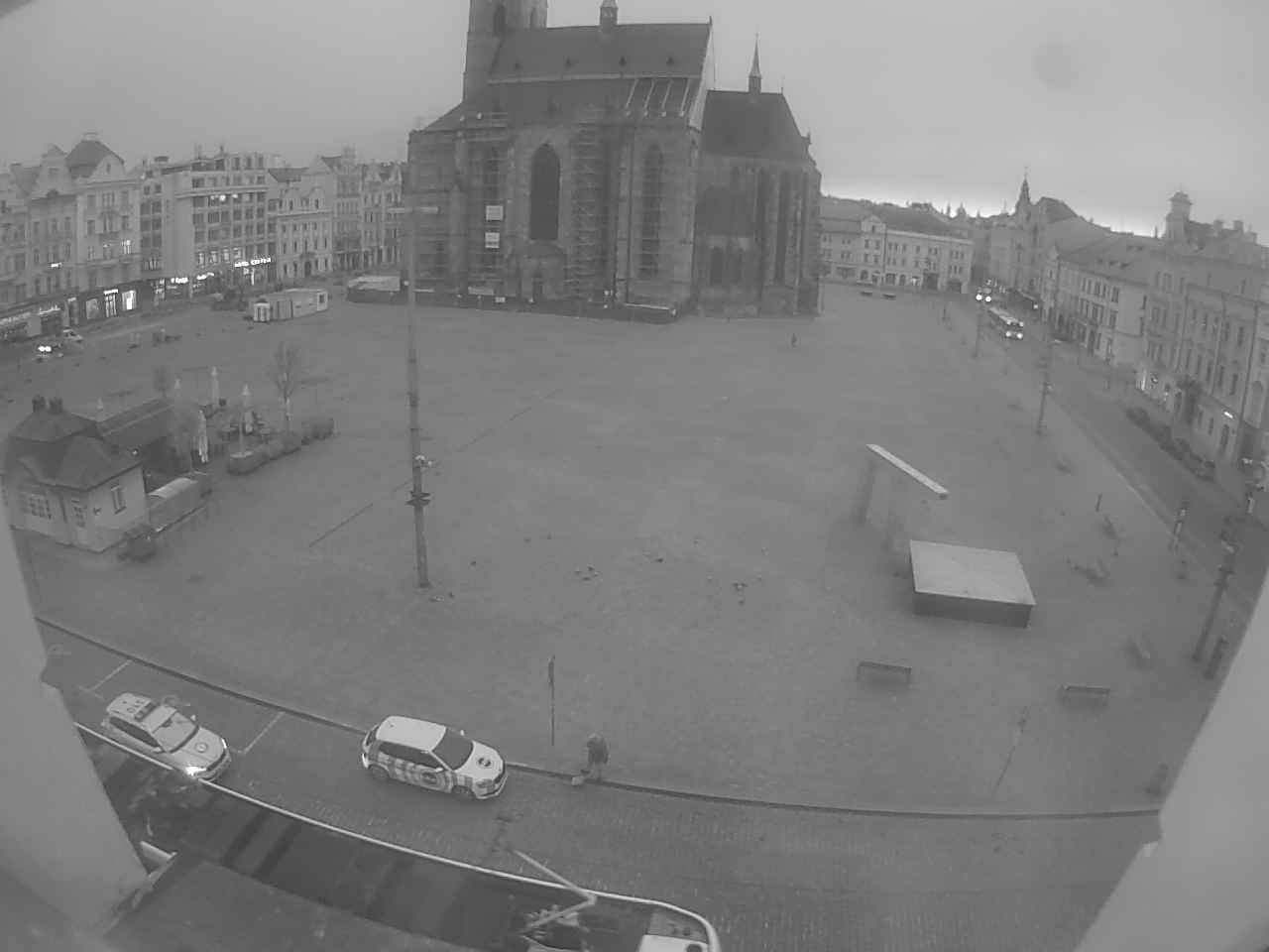 Archived image Webcam Republic Square Pilsen, Czech Republic