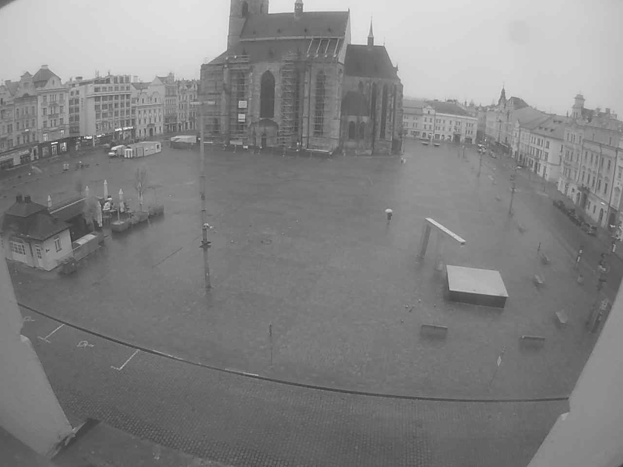 Archived image Webcam Republic Square Pilsen, Czech Republic