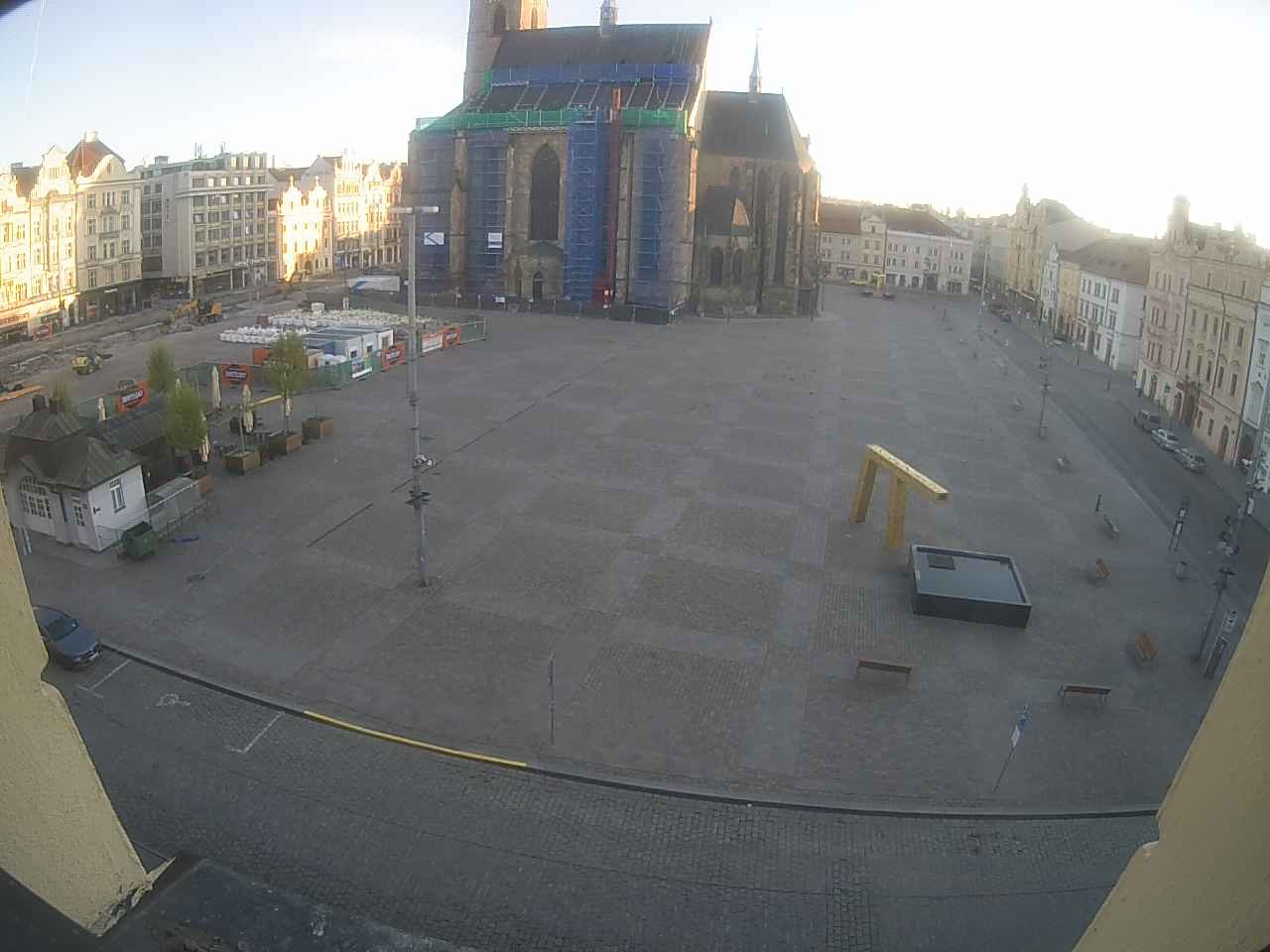Archiv Foto Webcam Platz der Republik in Pilsen (Plzen)