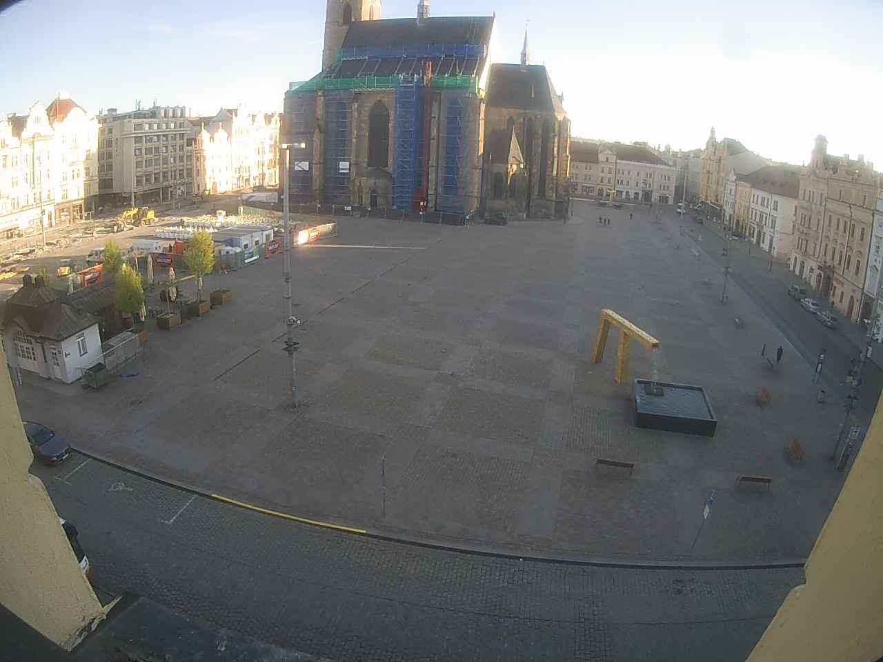 Archiv Foto Webcam Platz der Republik in Pilsen (Plzen)