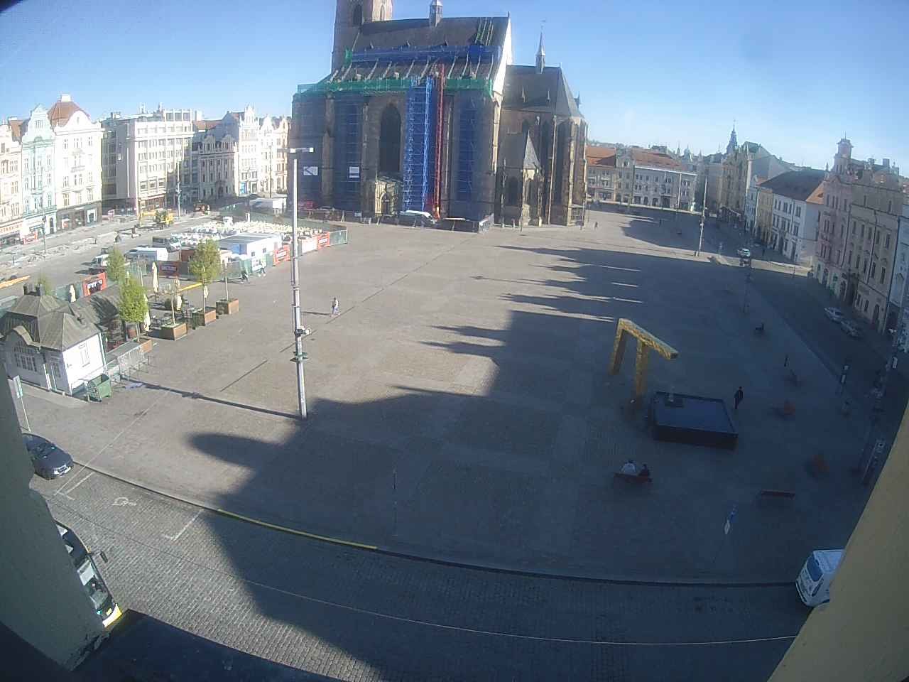 Archiv Foto Webcam Platz der Republik in Pilsen (Plzen)