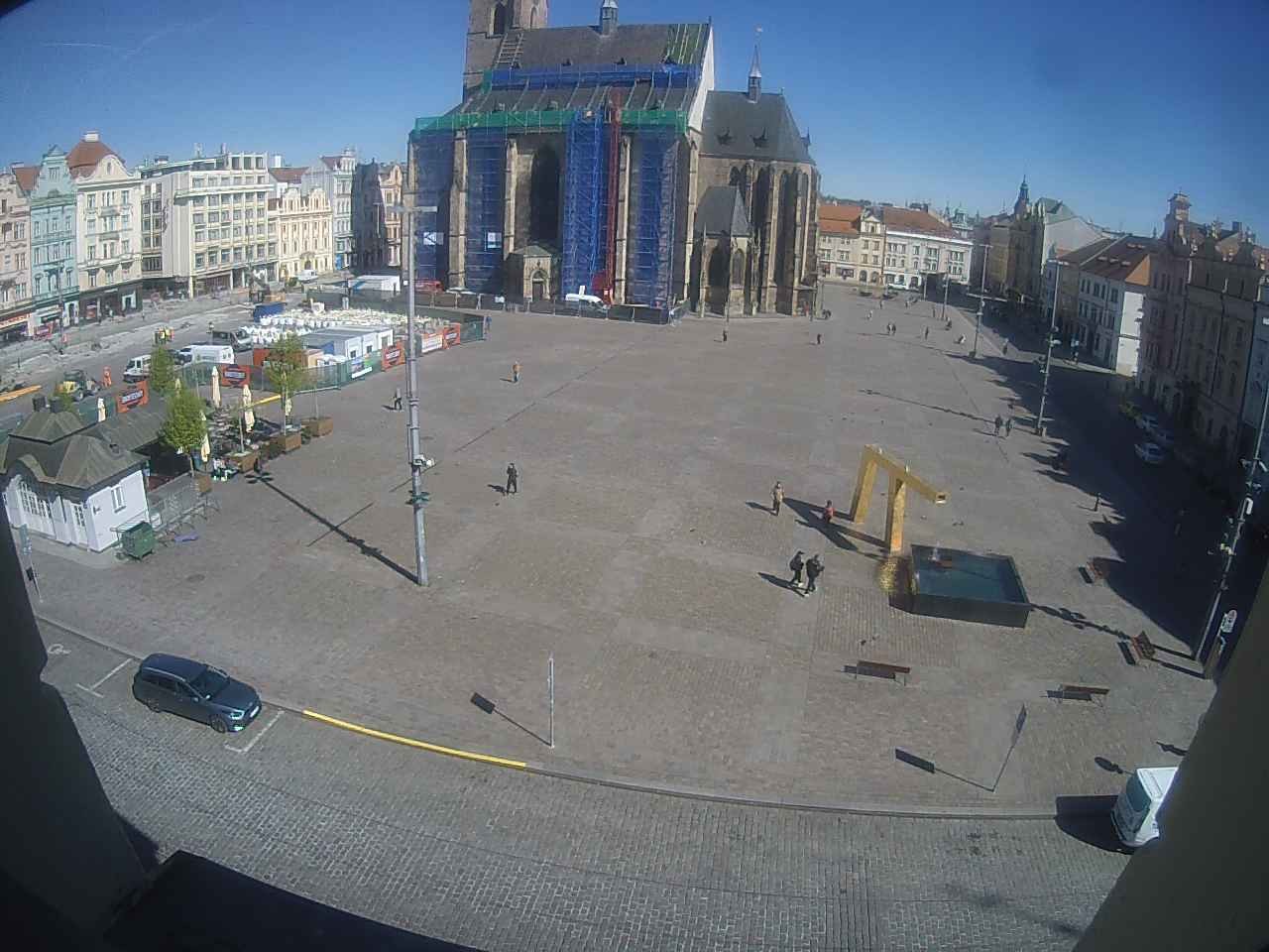 Archiv Foto Webcam Platz der Republik in Pilsen (Plzen)