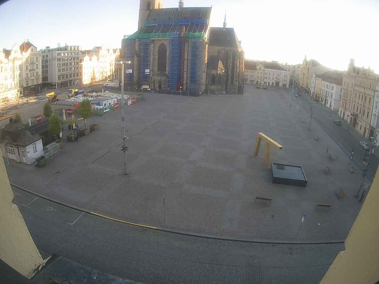 Archiv Foto Webcam Platz der Republik in Pilsen (Plzen)