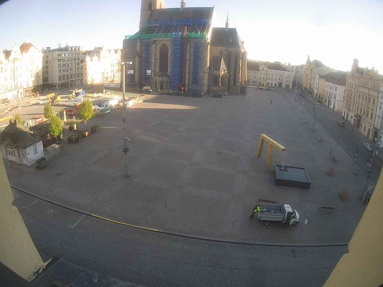 Archiv Foto Webcam Platz der Republik in Pilsen (Plzen)