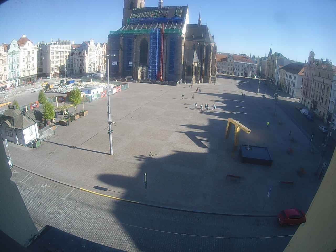 Archiv Foto Webcam Platz der Republik in Pilsen (Plzen)