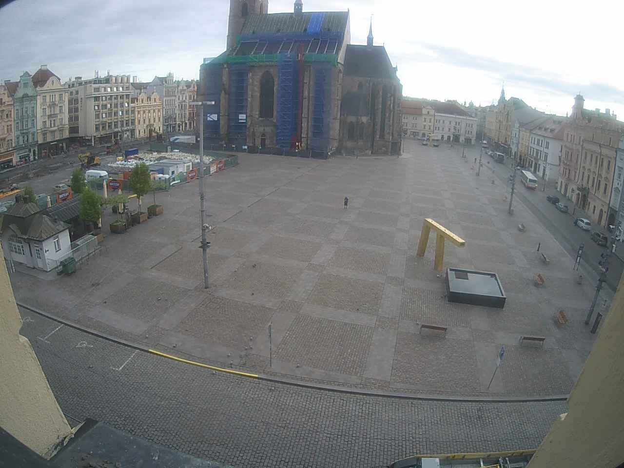 Archiv Foto Webcam Platz der Republik in Pilsen (Plzen)