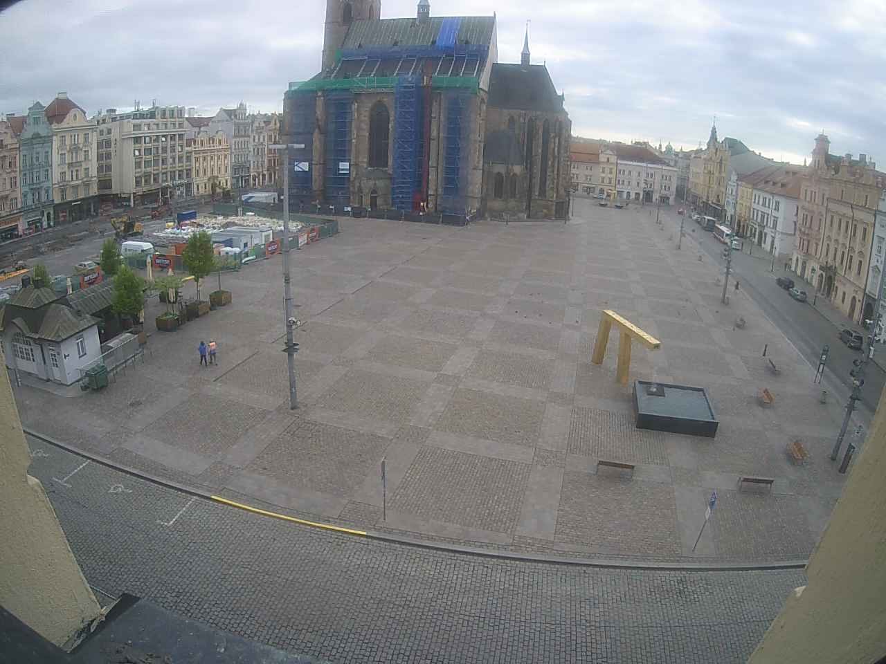 Archiv Foto Webcam Platz der Republik in Pilsen (Plzen)