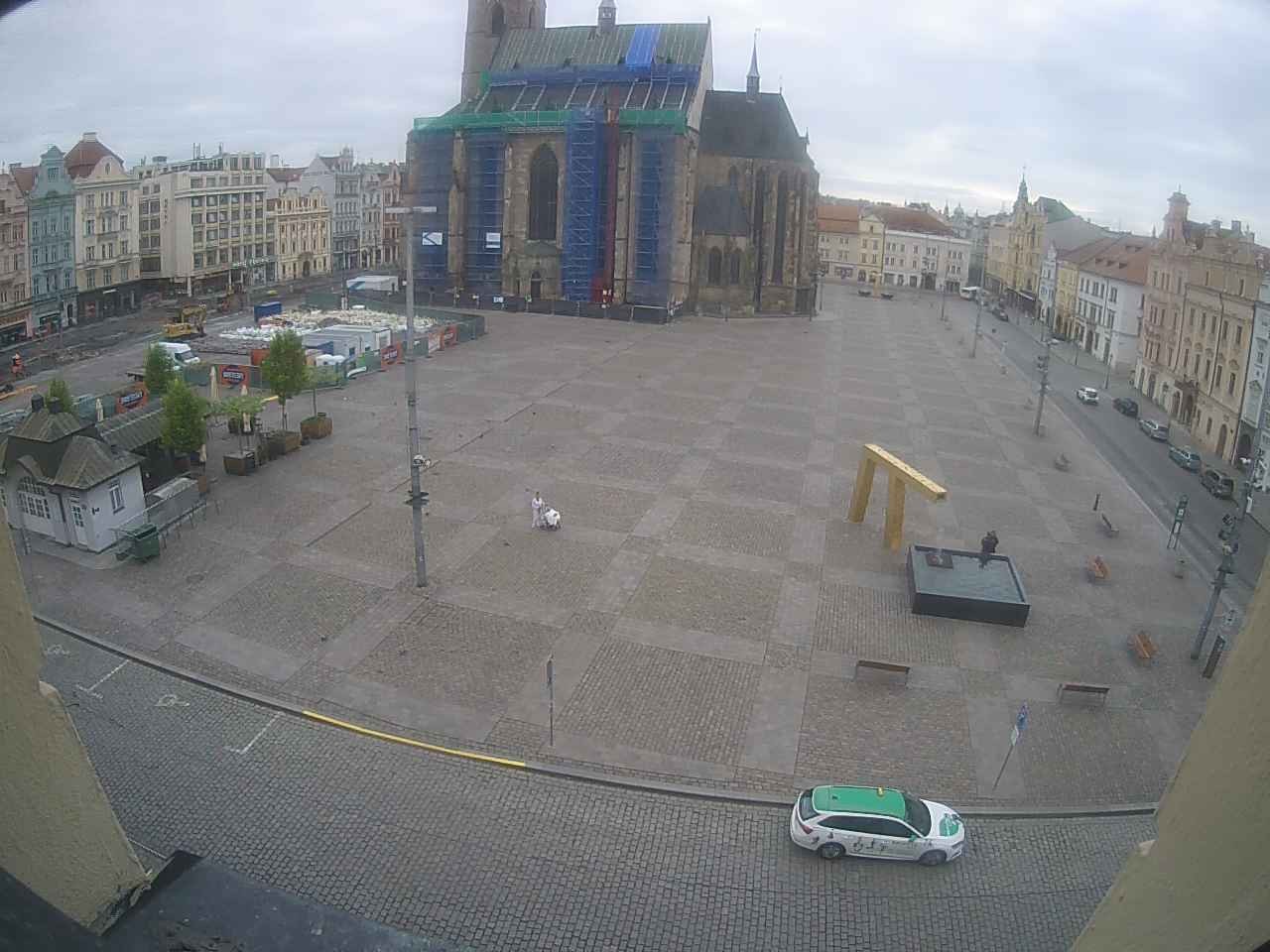 Archiv Foto Webcam Platz der Republik in Pilsen (Plzen)