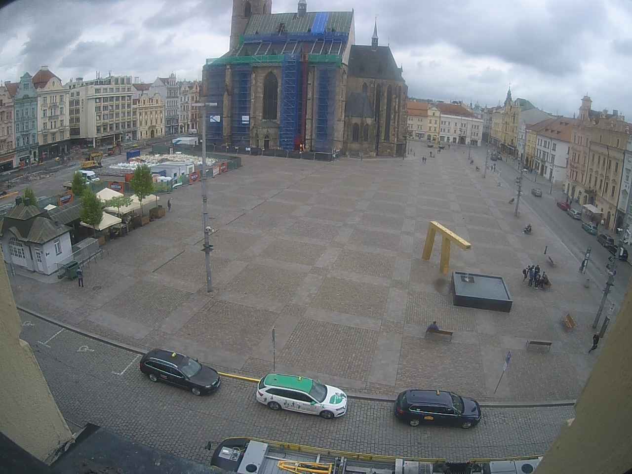 Archiv Foto Webcam Platz der Republik in Pilsen (Plzen)