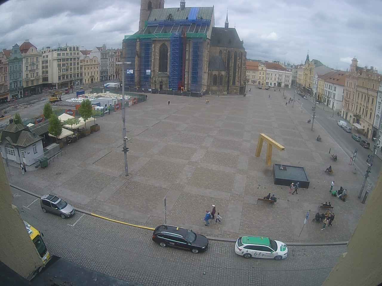 Archiv Foto Webcam Platz der Republik in Pilsen (Plzen)