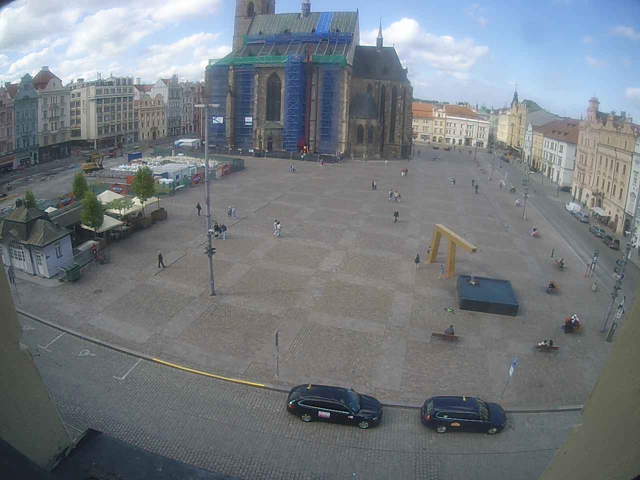Archiv Foto Webcam Platz der Republik in Pilsen (Plzen)