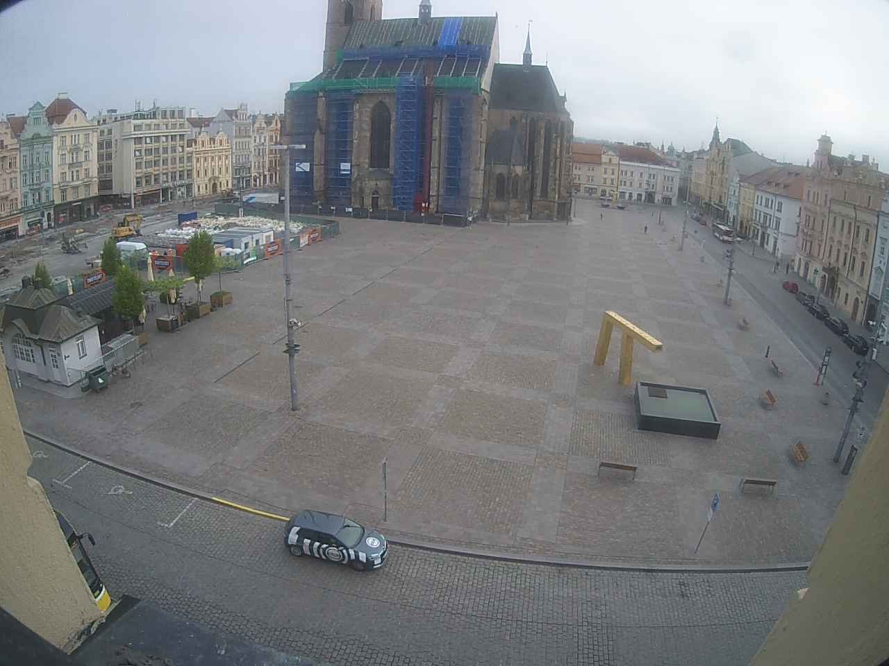 Archiv Foto Webcam Platz der Republik in Pilsen (Plzen)