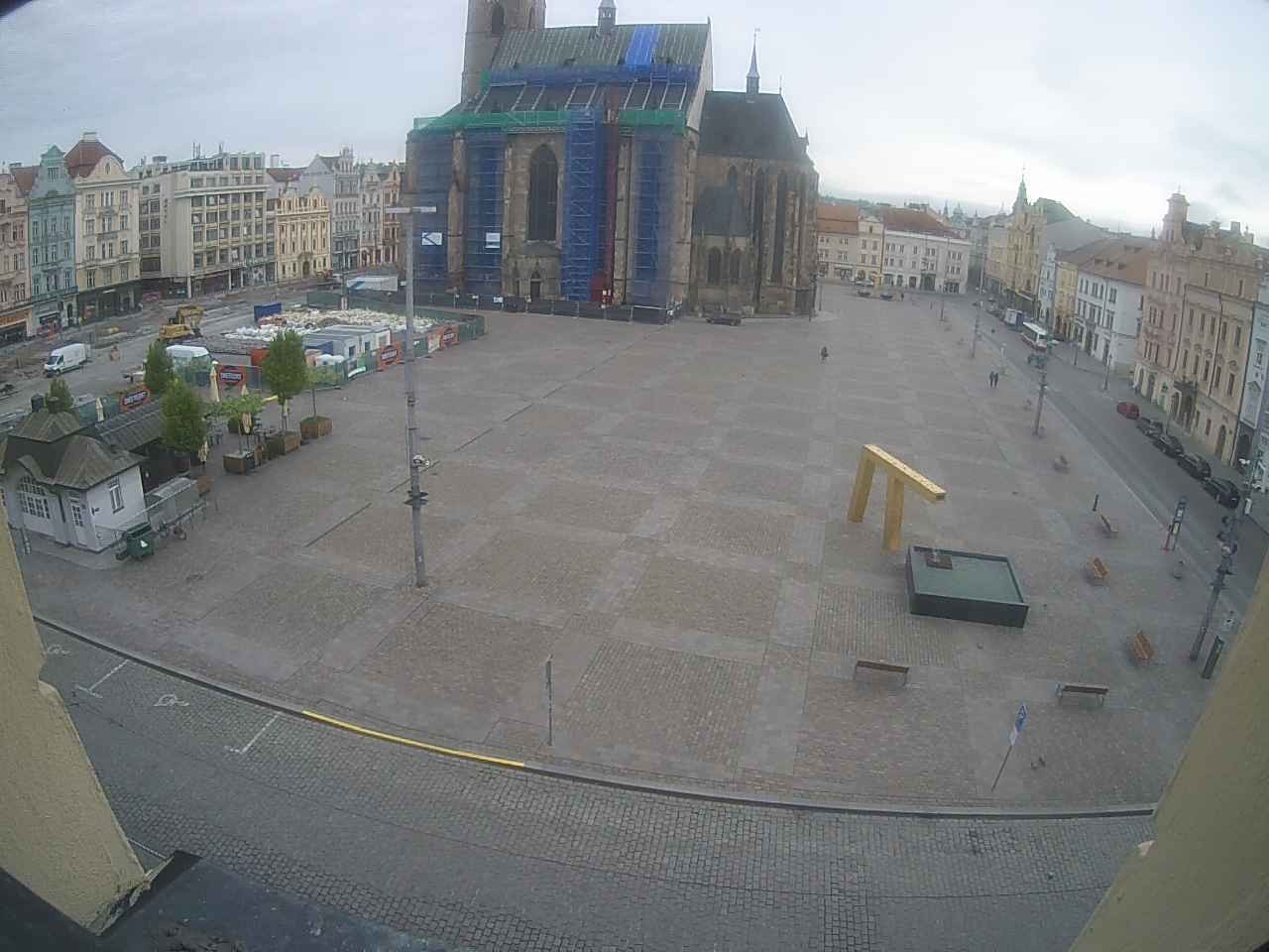 Archiv Foto Webcam Platz der Republik in Pilsen (Plzen)