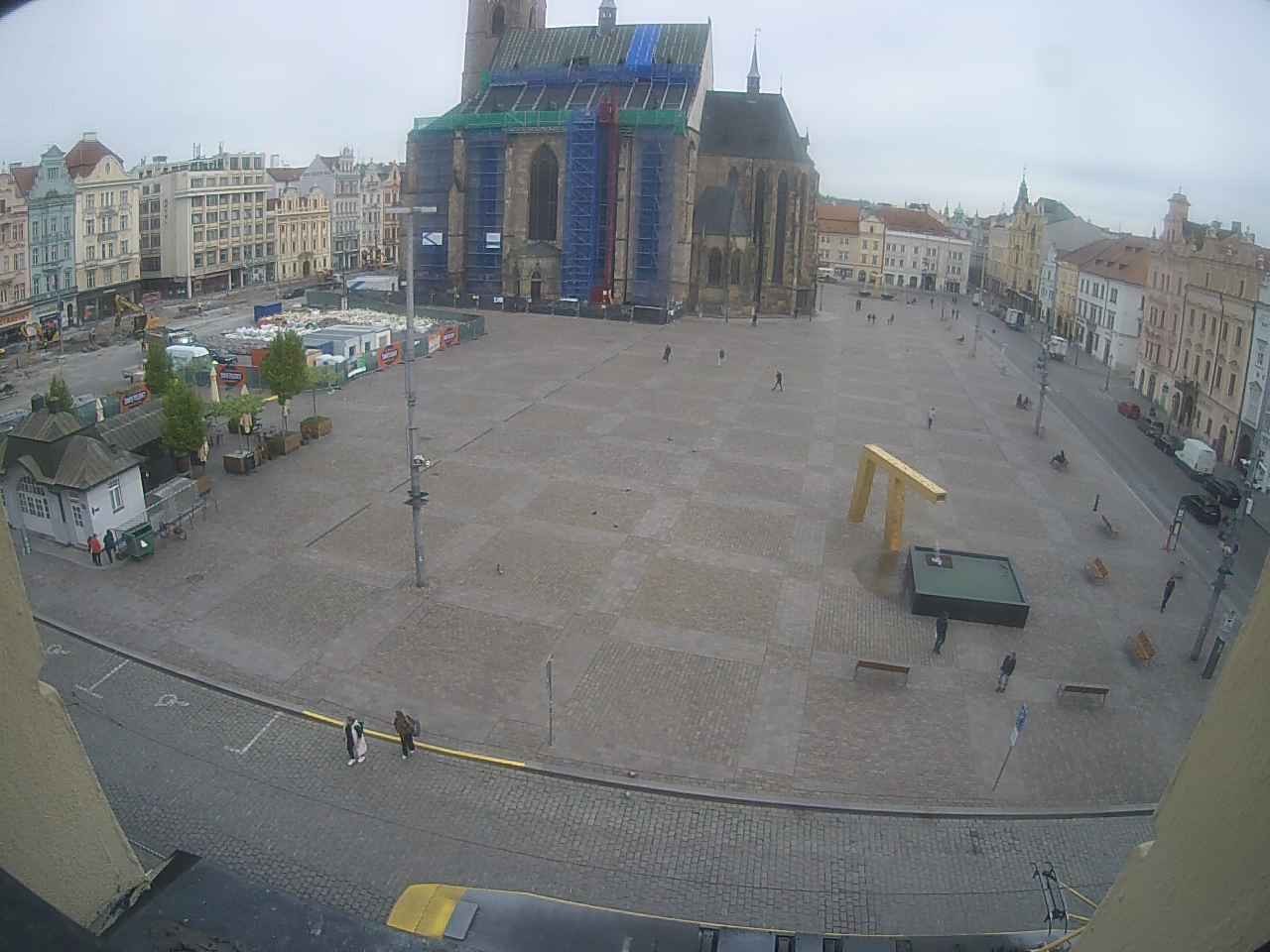 Archiv Foto Webcam Platz der Republik in Pilsen (Plzen)