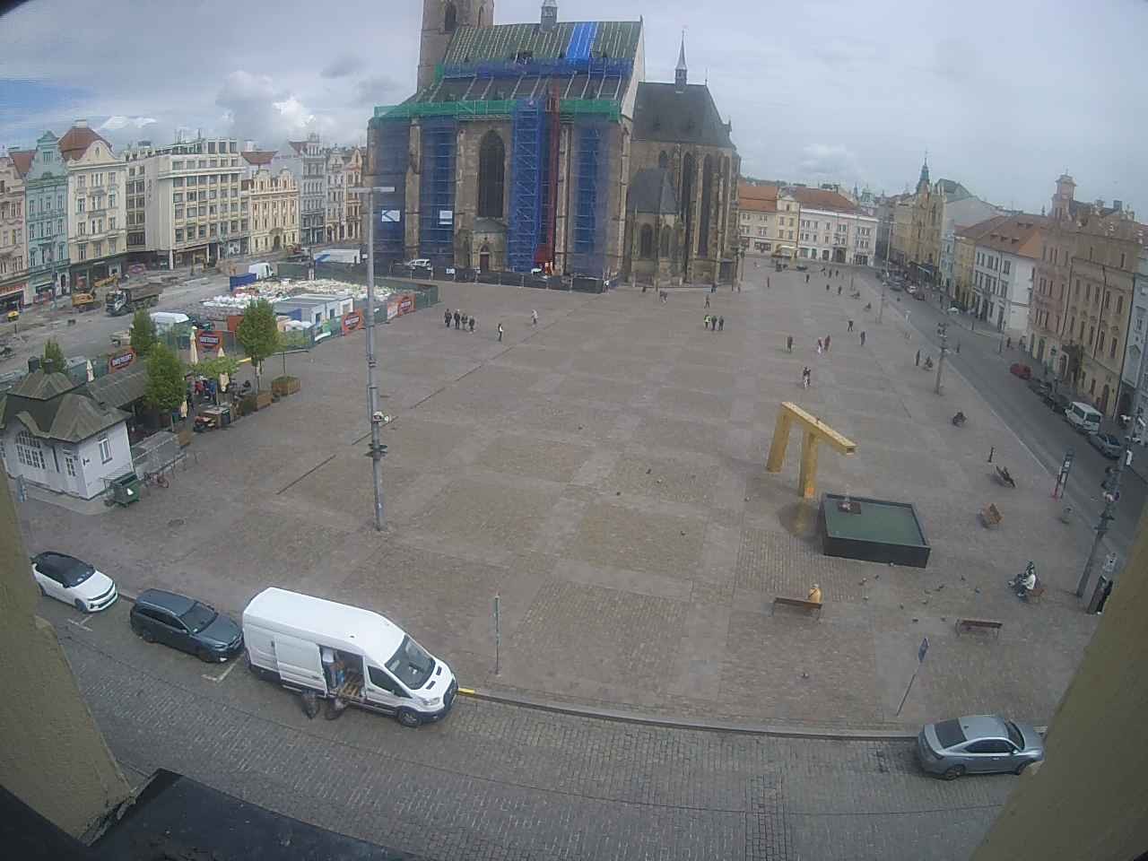 Archiv Foto Webcam Platz der Republik in Pilsen (Plzen)