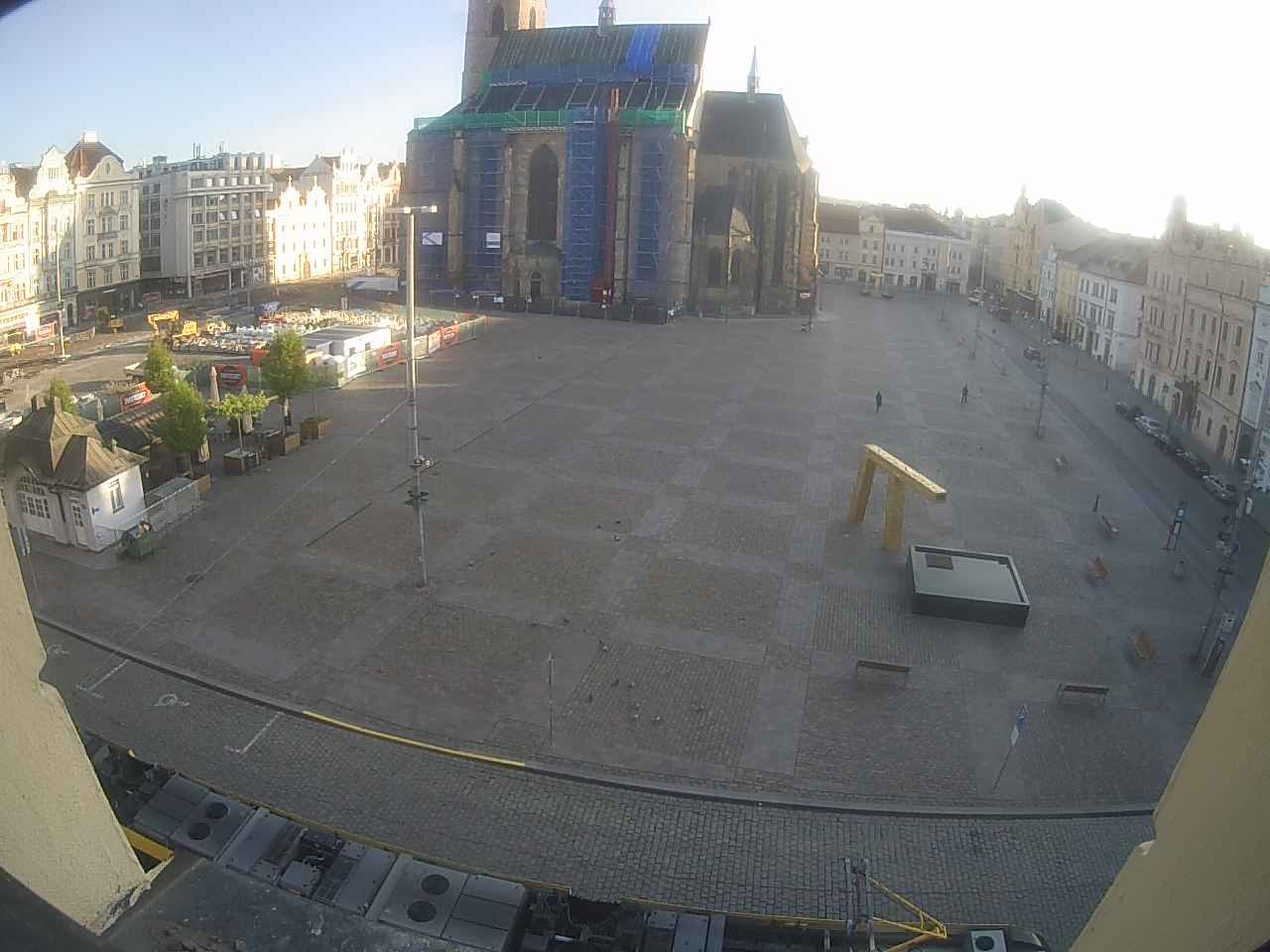 Archiv Foto Webcam Platz der Republik in Pilsen (Plzen)