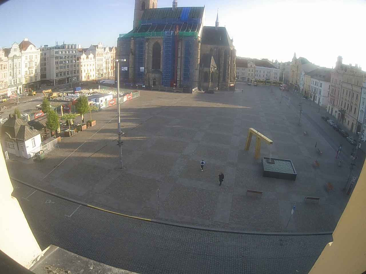 Archiv Foto Webcam Platz der Republik in Pilsen (Plzen)