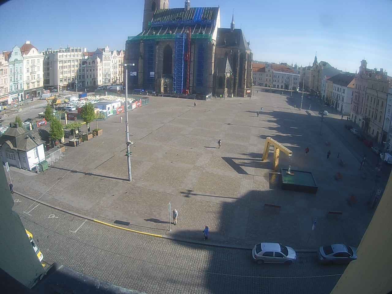 Archiv Foto Webcam Platz der Republik in Pilsen (Plzen)