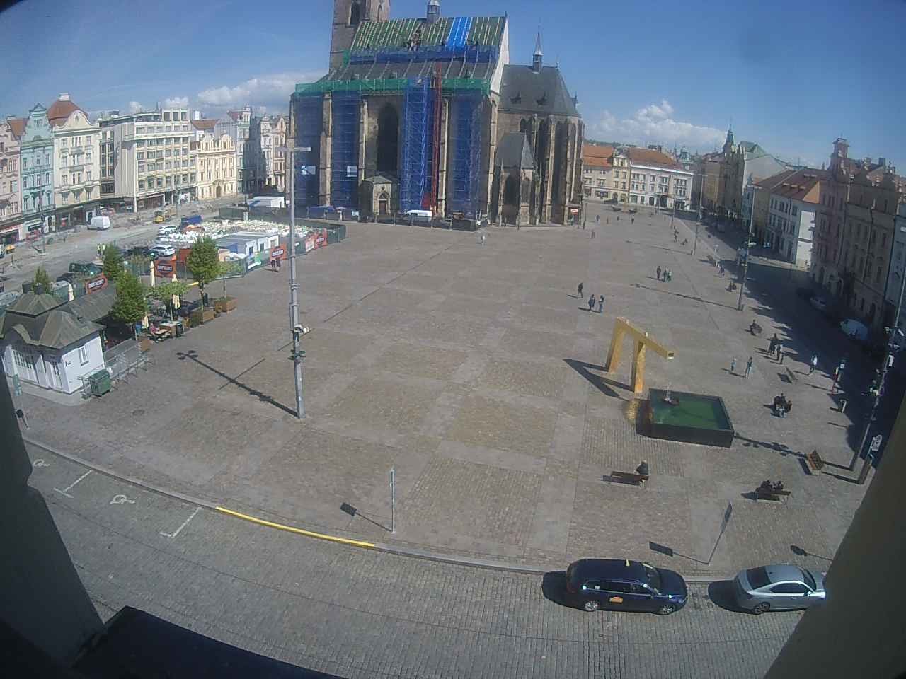 Archiv Foto Webcam Platz der Republik in Pilsen (Plzen)