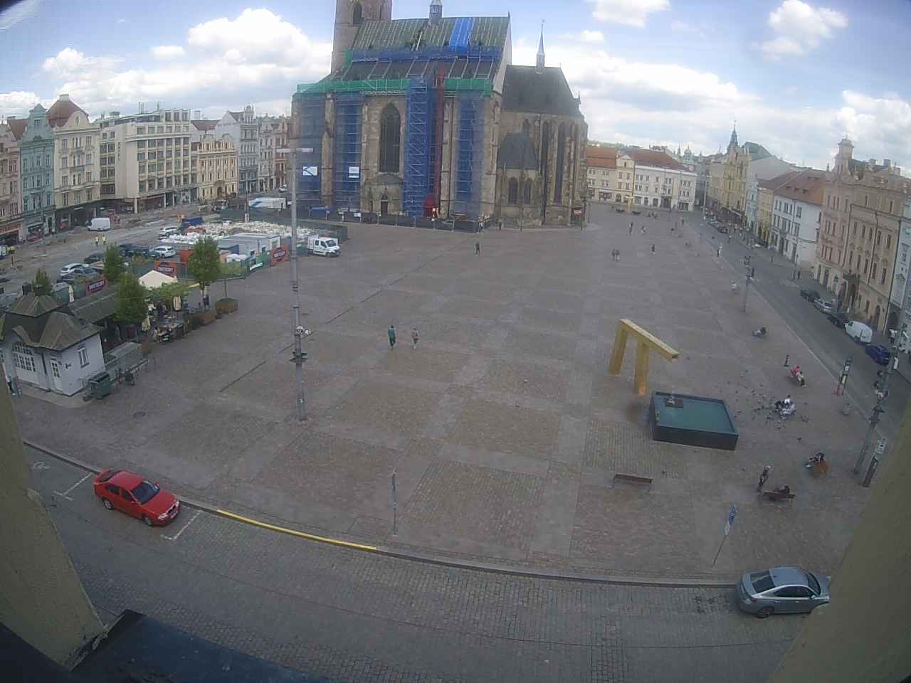 Archiv Foto Webcam Platz der Republik in Pilsen (Plzen)