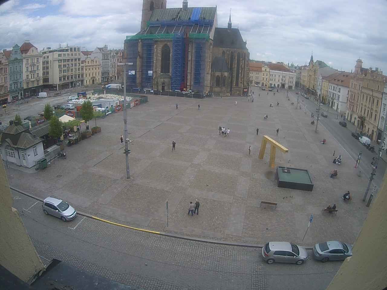 Archiv Foto Webcam Platz der Republik in Pilsen (Plzen)