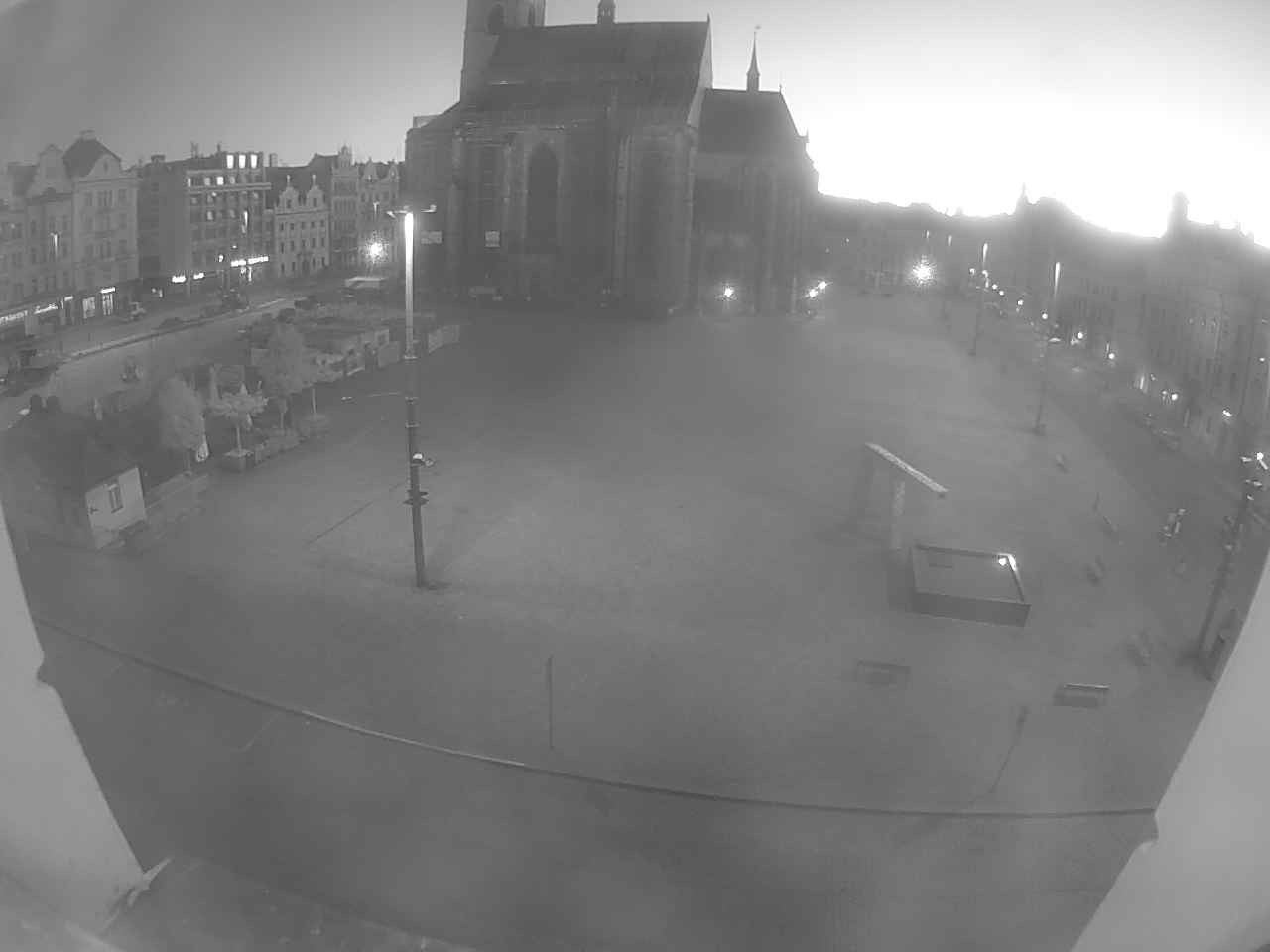 Archived image Webcam Republic Square Pilsen, Czech Republic
