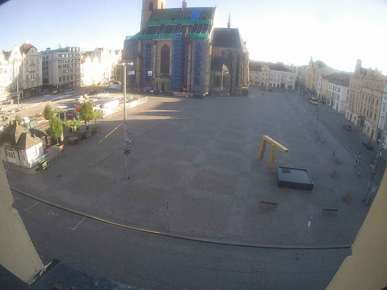Archiv Foto Webcam Platz der Republik in Pilsen (Plzen)