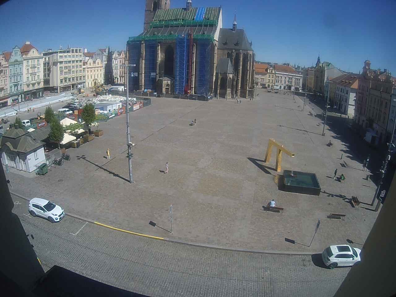 Archiv Foto Webcam Platz der Republik in Pilsen (Plzen)