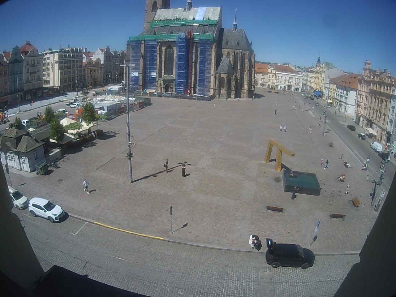 Archiv Foto Webcam Platz der Republik in Pilsen (Plzen)