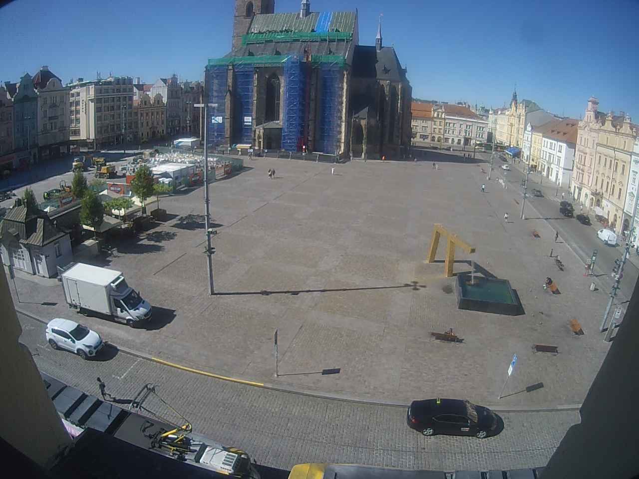 Archiv Foto Webcam Platz der Republik in Pilsen (Plzen)