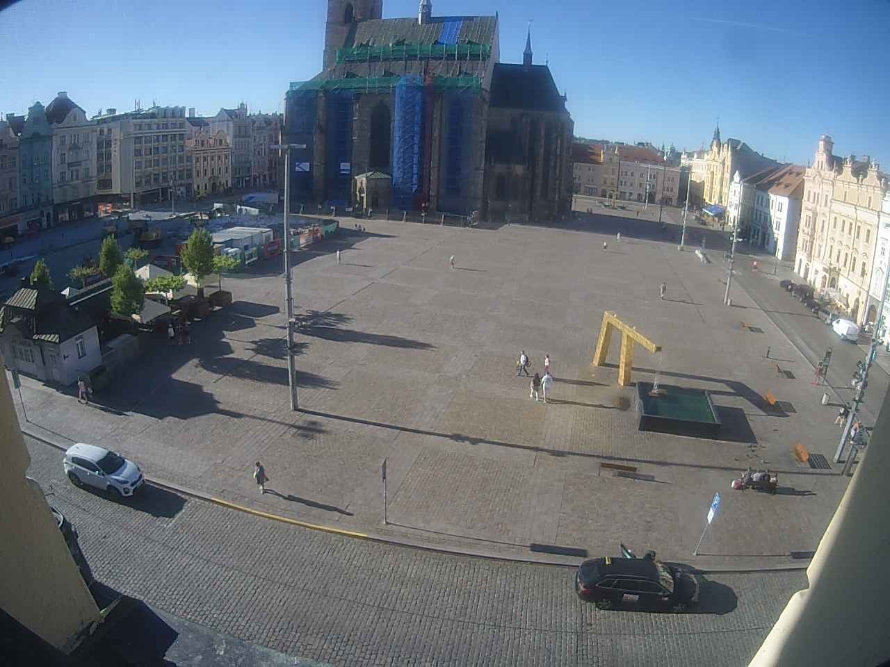 Archiv Foto Webcam Platz der Republik in Pilsen (Plzen)