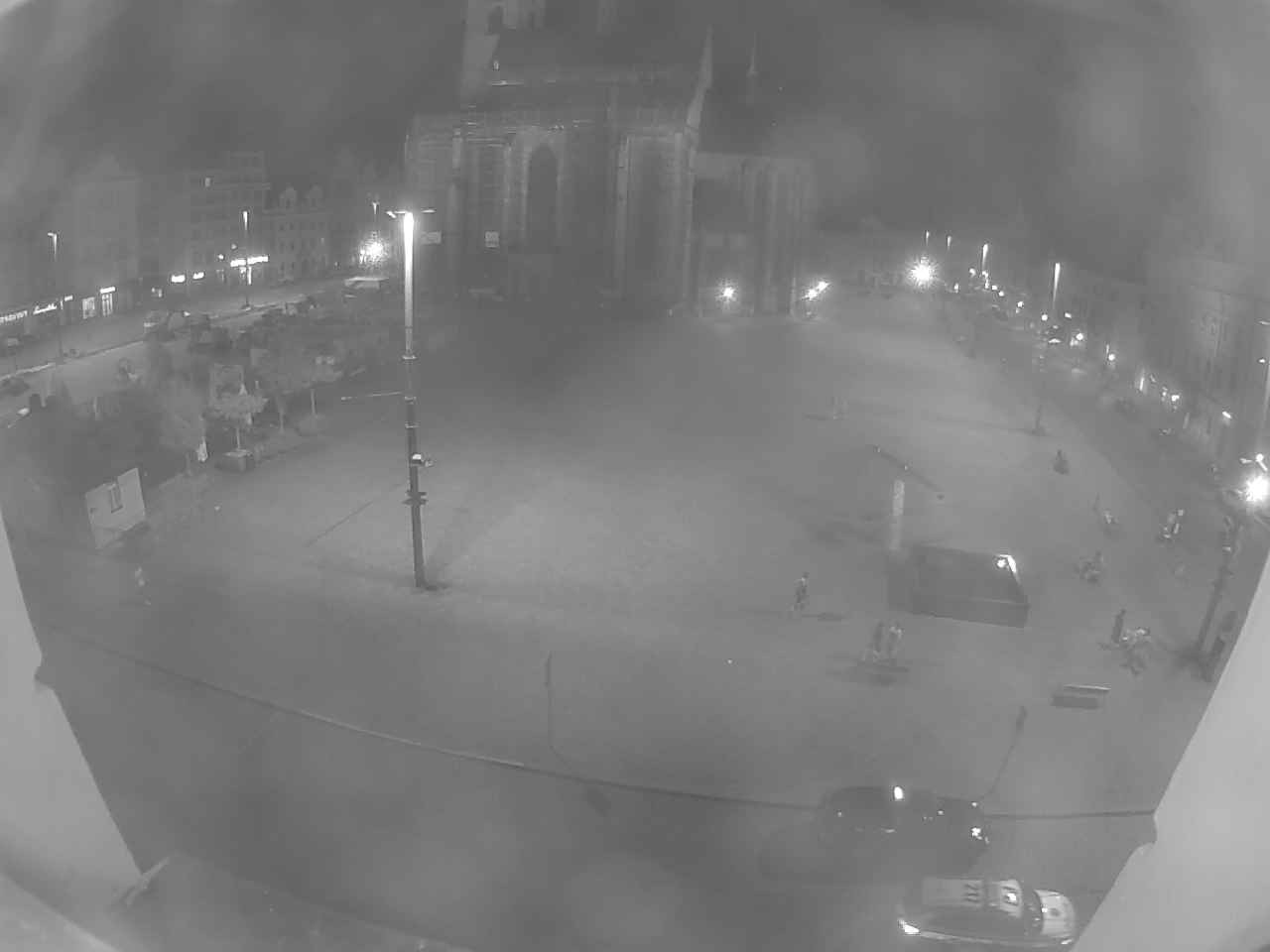 Archived image Webcam Republic Square Pilsen, Czech Republic