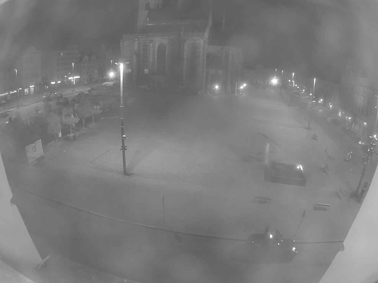 Archived image Webcam Republic Square Pilsen, Czech Republic