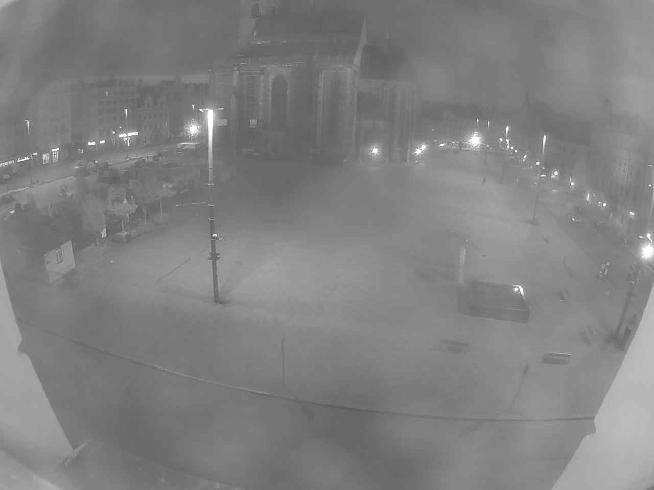 Archived image Webcam Republic Square Pilsen, Czech Republic