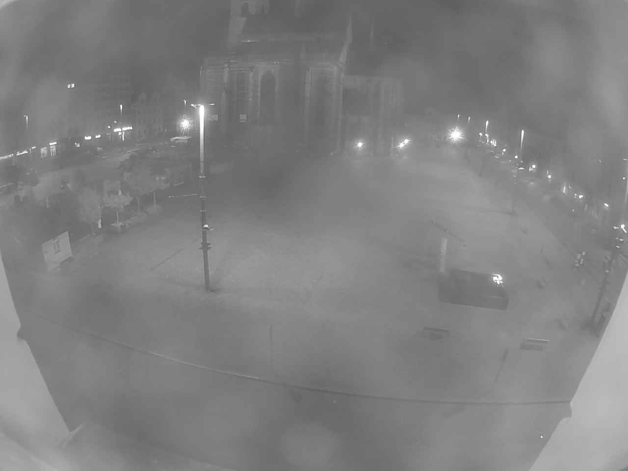 Archived image Webcam Republic Square Pilsen, Czech Republic